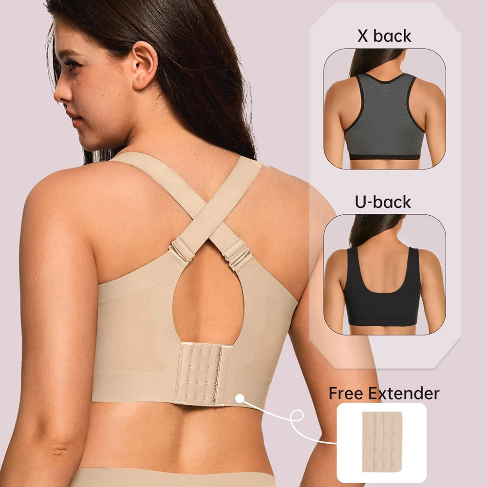 Women’s Seamless Wireless Jelly Bra, Push-Up Full Coverage Supportive Bralette