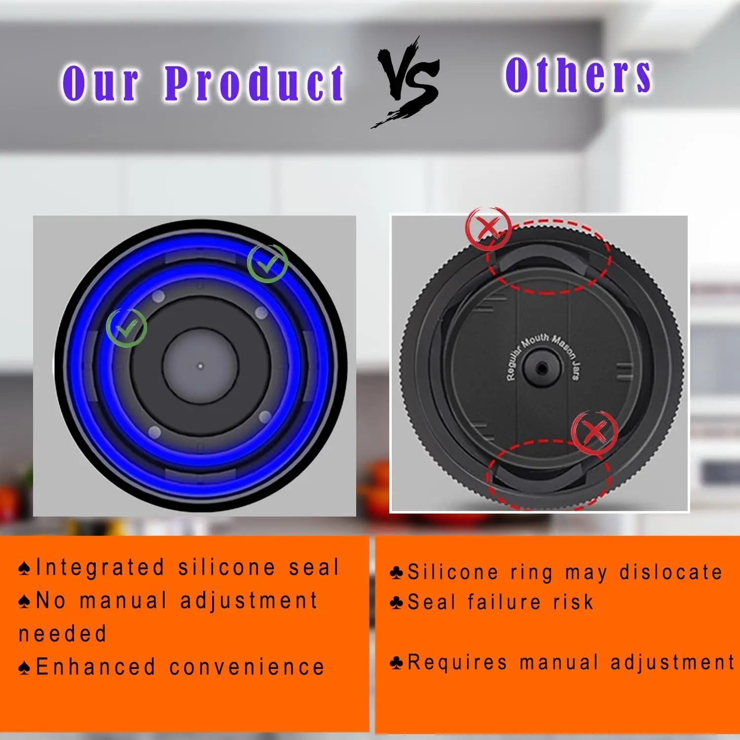 Automatic Electric Mason Jar Vacuum Sealer – Mini Pump Machine with Lids for Kitchen Food Storage