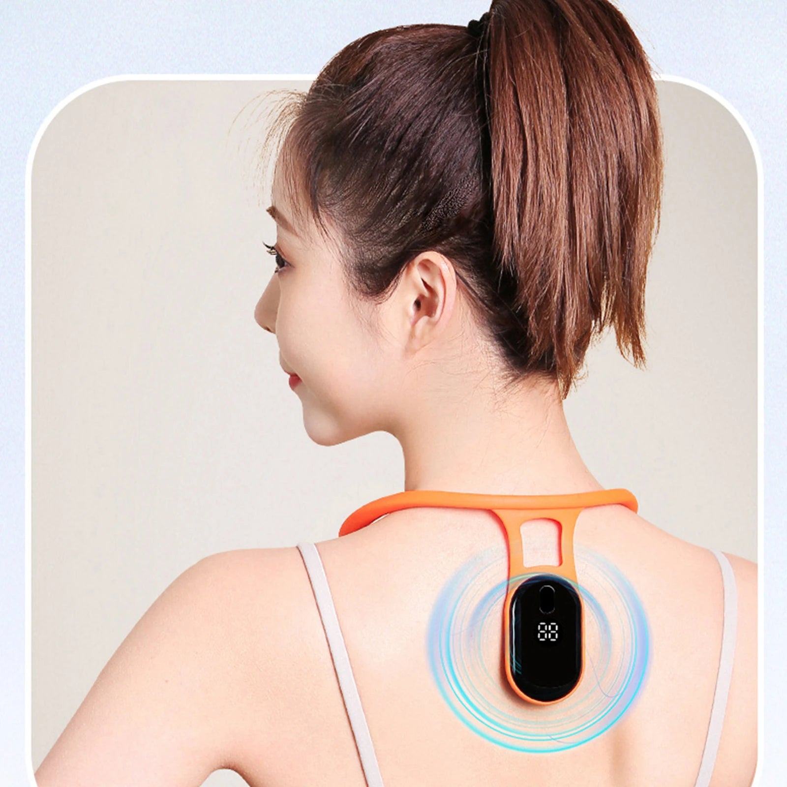 Posture Brace Trainer with Smart Vibration Reminder, Neck Hump Corrector, Real-Time Scientific Monitoring for Men & Women